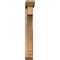 Ekena Millwork Imperial Slat Smooth Bracket w/ Offset Brace, Western Red Cedar, 5 1/2"W x 28"D x 40"H BKT0604X28X40IMP06SWR - alternate 3